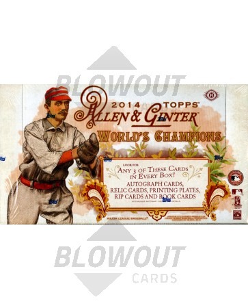 2014 Topps Allen & Ginter Baseball Hobby 12 Box Case