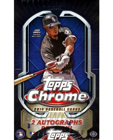 2014 Topps Chrome Baseball Hobby 12 Box Case