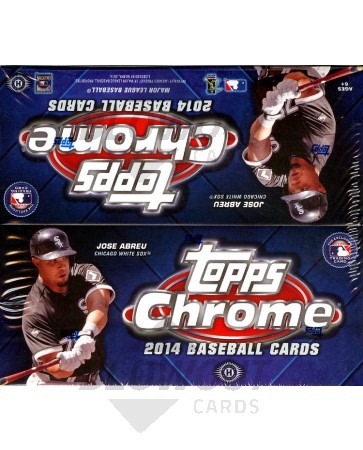 2014 Topps Chrome Baseball Jumbo Box