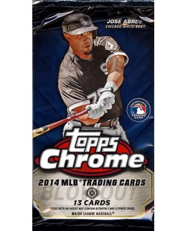 2014 Topps Chrome Baseball Jumbo Pack