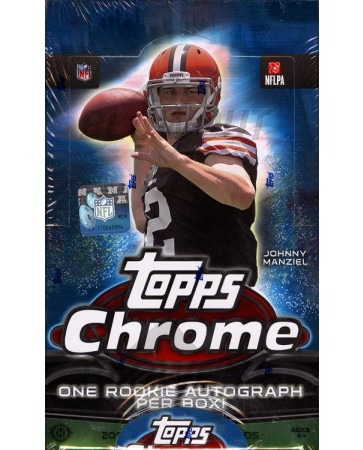 2014 Topps Chrome Football Hobby 12 Box Case