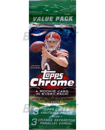 2014 Topps Chrome Football Value Rack Pack