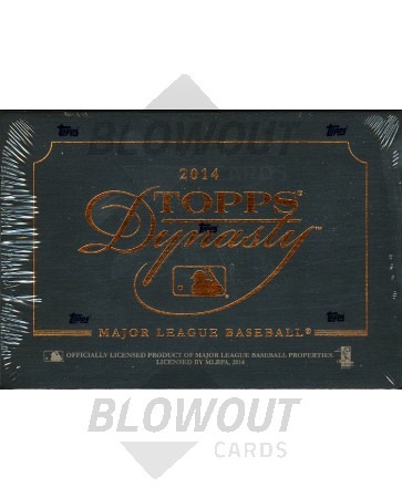 2014 Topps Dynasty Baseball Hobby 5 Box Case