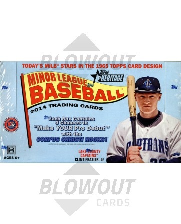2014 Topps Heritage Minor League Ed Baseball Hobby Box