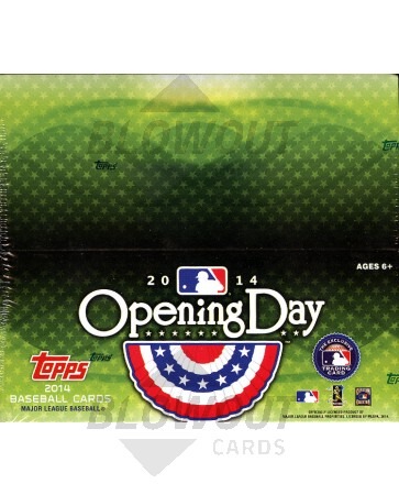 2014 Topps Opening Day Baseball Hobby 20 Box Case