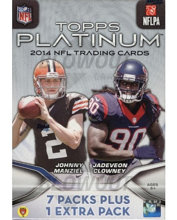 2014 Topps Platinum Football Blaster Box