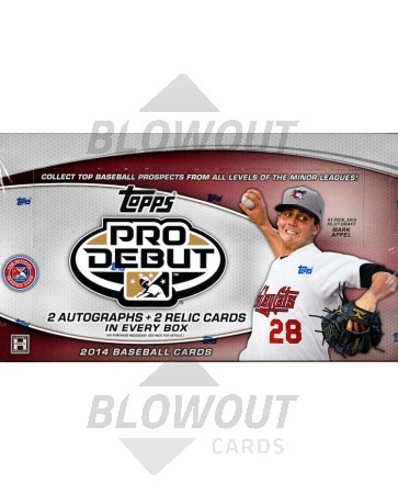 2014 Topps Pro Debut Baseball Hobby 12 Box Case