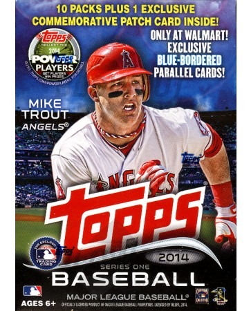 2014 Topps Series 1 Baseball Walmart Relic Blaster Box