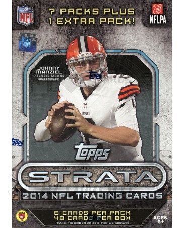 2014 Topps Strata Football Blaster Box