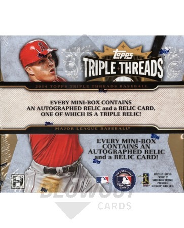 2014 Topps Triple Threads Baseball Hobby Box