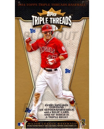 2014 Topps Triple Threads Baseball Hobby Pack
