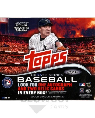 2014 Topps Update Series Baseball Jumbo HTA 6 Box Case