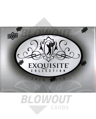 2014 Upper Deck Exquisite Golf Hobby 3 Box Case