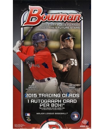 2015 Bowman Baseball Hobby 12 Box Case