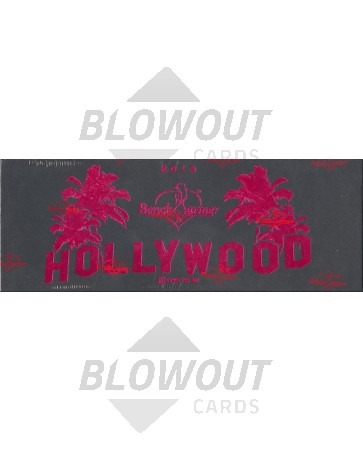 2015 Benchwarmer Hollywood Trading Cards Box