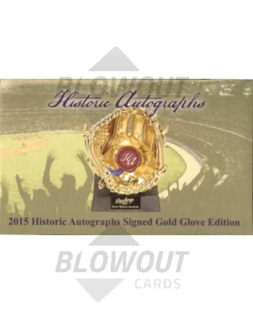 2015 Historic Autographs Gold Glove Ed Baseball Box