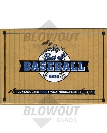 2015 Leaf Best of Baseball 4 Box Case
