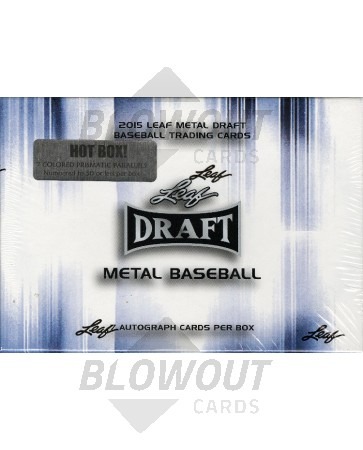 2015 Leaf Metal Draft Baseball Hot Box