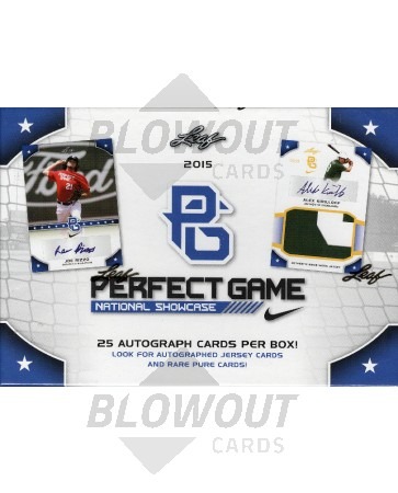 2015 Leaf Perfect Game Showcase Baseball Box