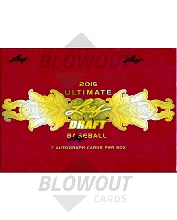 2015 Leaf Ultimate Draft Baseball Hobby 12 Box Case