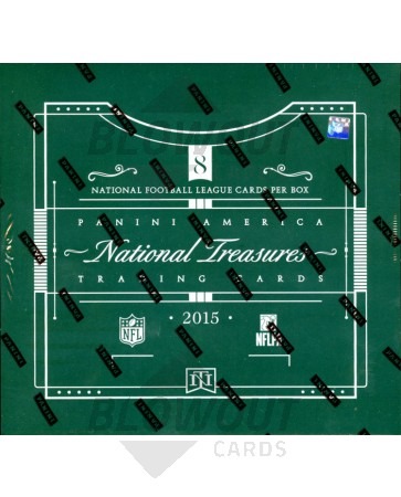 2015 Panini National Treasures Football Hobby 4 Box Case