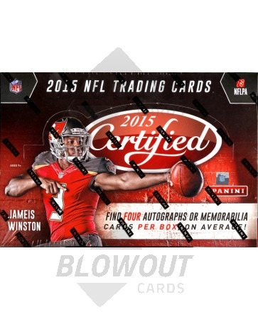 2015 Panini Certified Football Hobby 12 Box Case