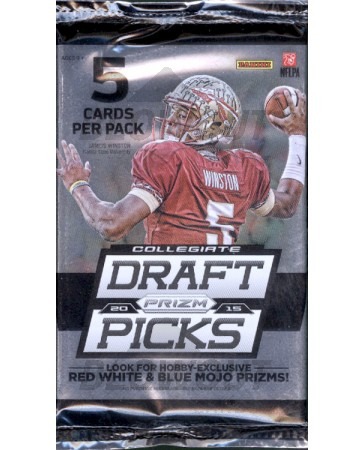 2015 Panini Prizm Collegiate Draft Football Hobby Pack