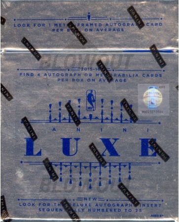 2015/16 Panini LUXE Basketball Hobby Box