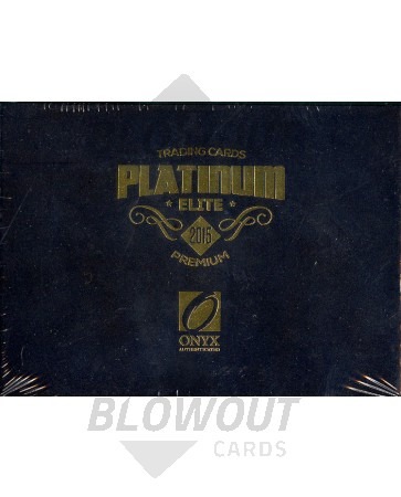 2015 Onyx Authenticated Platinum Elite Baseball 24 Box Case