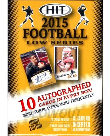 2015 Sage Hit Low Series Football Hobby 16 Box Case