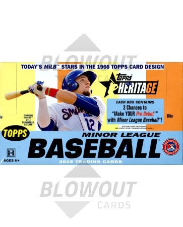 2015 Topps Heritage Minor League Baseball Hobby Box
