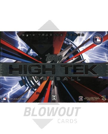 2015 Topps High Tek Baseball Hobby 12 Box Case