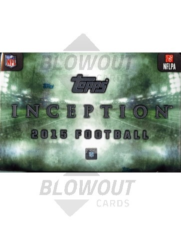 2015 Topps Inception Football Hobby 8 Box Case