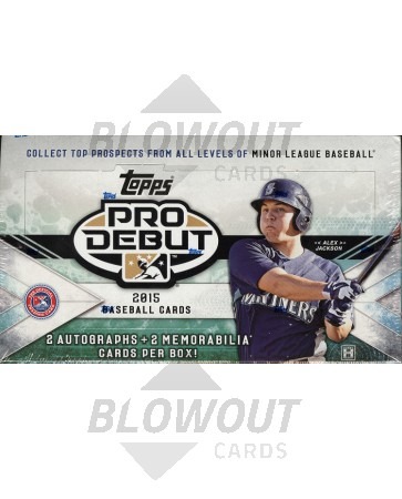 2015 Topps Pro Debut Baseball Hobby 12 Box Case