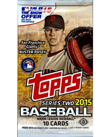 2015 Topps Series 2 Baseball Hobby Pack