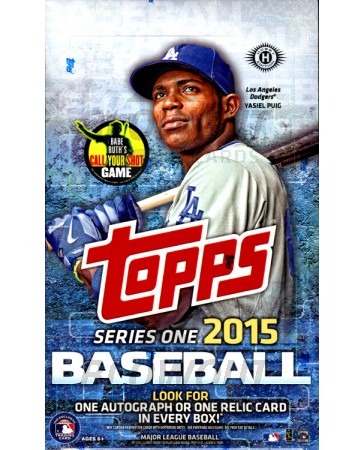 2015 Topps Series 1 Baseball Hobby Box