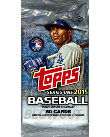 2015 Topps Series 1 Baseball Jumbo HTA Pack