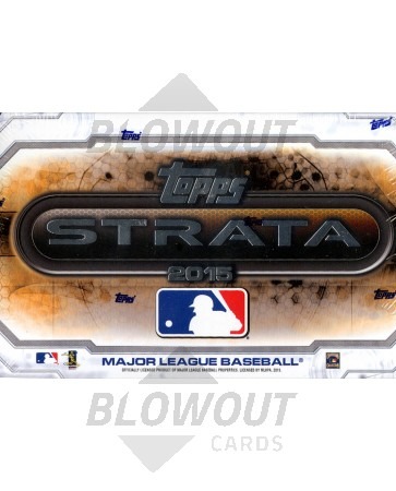 2015 Topps Strata Baseball Hobby 12 Box Case