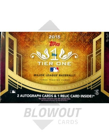 2015 Topps Tier One Baseball Hobby Box