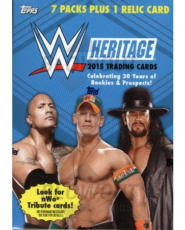 2015 Topps WWE Heritage Wrestling Blaster Box