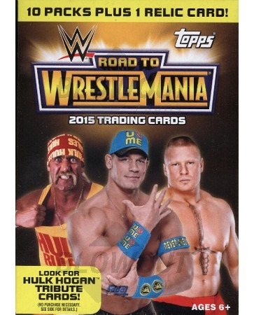 2015 Topps WWE Road To Wrestlemania Blaster 16 Box Case