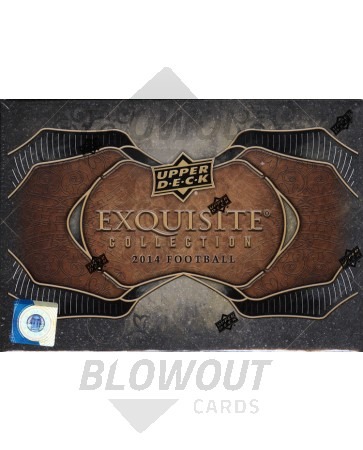 2014 Upper Deck Exquisite Football Hobby 3 Box Case