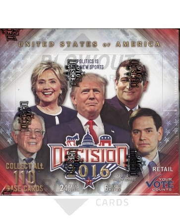 Decision 2016 Trading Cards - Retail Box