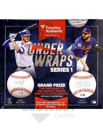2016 Fanatics Under Wraps Autographed Baseball Box