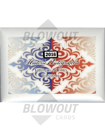 2016 Historic Autographs Friends-N-Foes Baseball Box