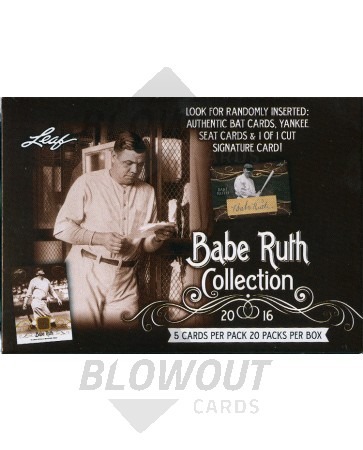 2016 Leaf Babe Ruth Collection Baseball 16 Box Lot