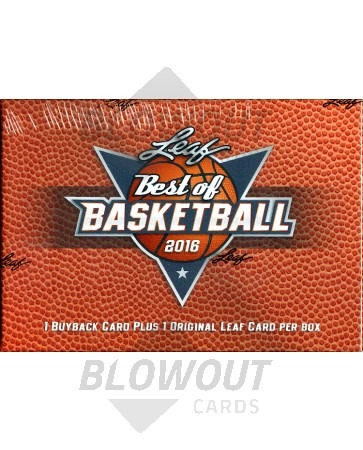 2015/16 Leaf Best of Basketball 3 Box Case