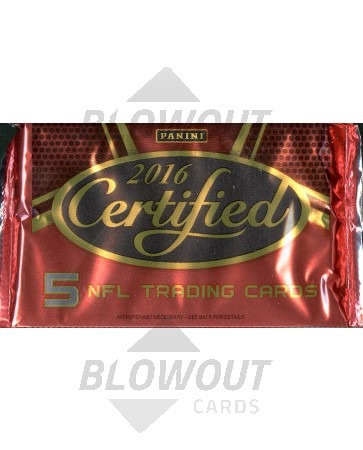 2016 Panini Certified Football Hobby Pack
