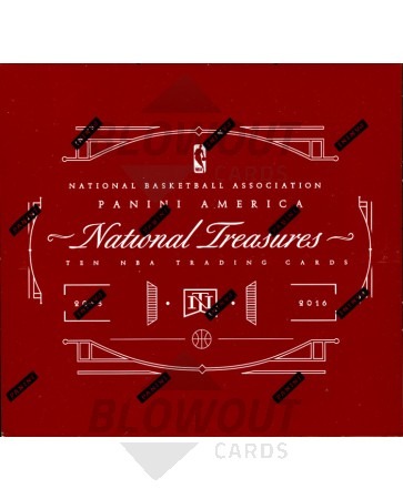 2015/16 Panini National Treasures Basketball Hobby 4 Box Case