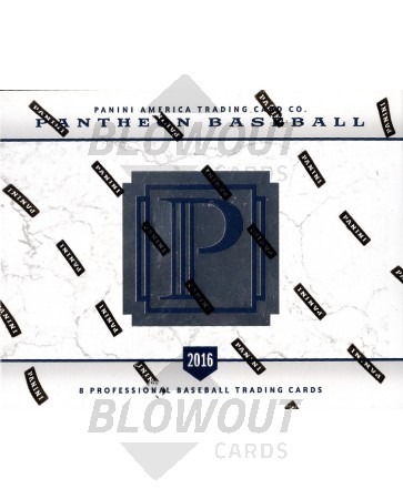 2016 Panini Pantheon Baseball Hobby 8 Box Case